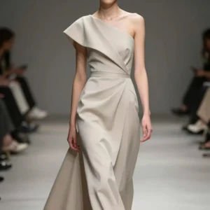 Robe asymétrique signature