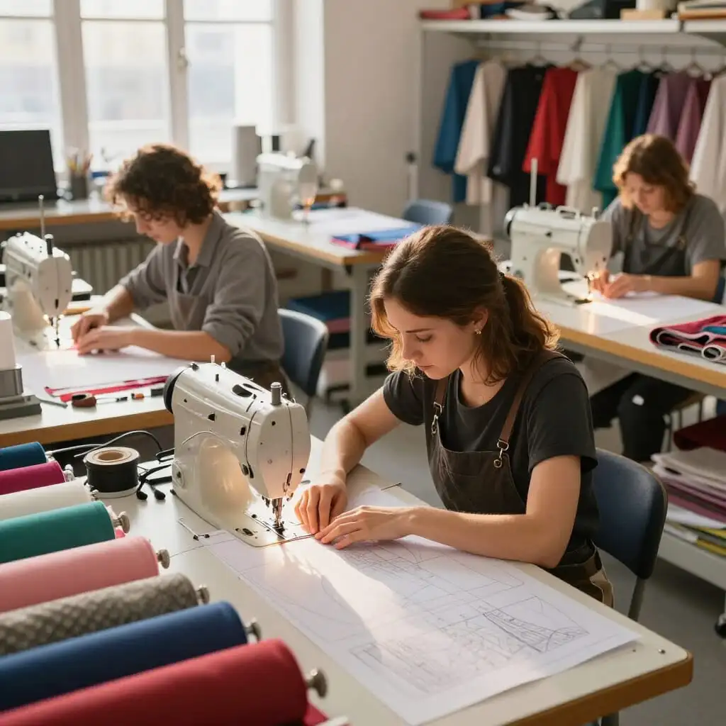 Étapes confection textile : de la fibre au vêtement fini