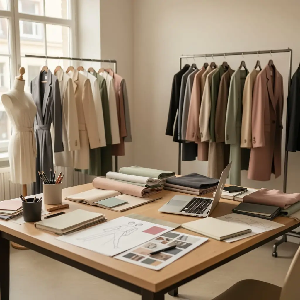 Coulisses d’une entreprise de confection et création de vêtements à Strasbourg